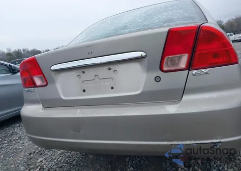 2001 Honda Civic Ex from USA, damaged, VIN 1HGES25701L021496